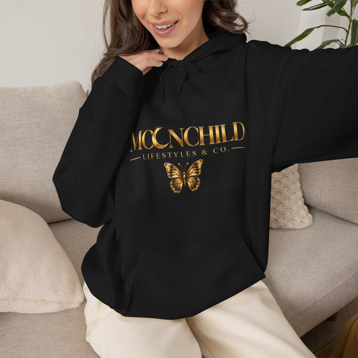Moonchild Womens  Signature Hoodie -  Eclipse Black